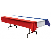 Rood wit blauw tafelkleed   137 x 275 cm   Frankrijk vlag thema