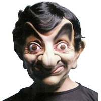 Rowan Atkinson verkleedmasker   Latex   volwassenen   Mister Bean   gezichtmasker