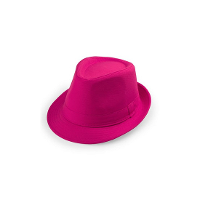 Merkloos Roze Al Capone hoedje voor volwassenen