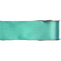 Satijn Sierlinten   mintgroen   glanzend   breed 25 mm   Lengte 25 meter   cadeau inpakken   versier