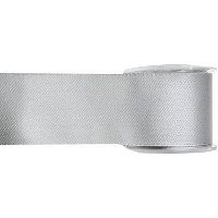 Satijn Sierlinten   zilvergrijs   glanzend   breed 25 mm   Lengte 25 meter   cadeau inpakken   versi