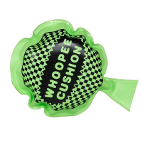 Scheetkussen/scheetzak 9 cm   groen   Fopartikelen   1 April grappen   poep geluid maken   funny