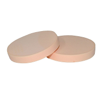 Schmink / make up sponsjes   2x   rond   5 cm   grimeersponsjes