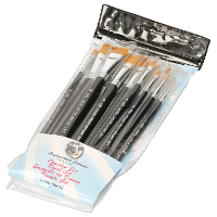 Schmink penselen/kwasten set in etui   15x   professioneel   synthetisch