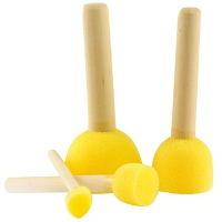 Schmink sponsjes penselen   set 4 stuks   Grimeren   Make up sponsjes