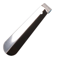Schoenlepel   metaal   zilver   15 cm   Schoen instaphulp