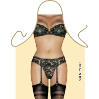 Sexy BBQ/Keuken schort voor vrouwen   Pretty Woman   Vrouw in lingerie   Cadeau   Moederdag