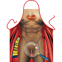 Sexy BBQ/keukenschort Mini Man   Vaderdag/vrijgezellenfeestje cadeau   one size