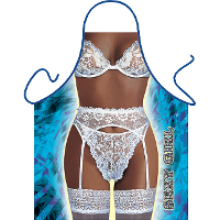 Sexy kookschort Sexy Girl in lingerie   verkleed schort   cadeau   moederdag   voor dames