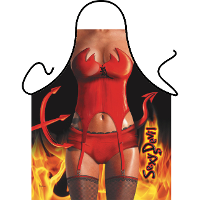 Sexy vrouwen keukenschort Duivel
