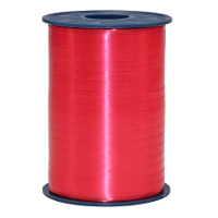 Sierlint of cadeaulint   rood   dun   500 meter x 0.5 Cm   Feestartikelen en versiering