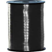 Sierlint of cadeaulint   zwart   dun   500 meter x 0.5 Cm   Feestartikelen en versiering