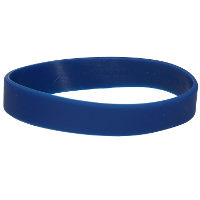 Siliconen armbandjes   stretch   blauw   polsbandjes   volwassenen