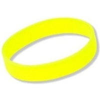 Siliconen armbandjes   stretch   Neon geel   polsbandjes   volwassenen