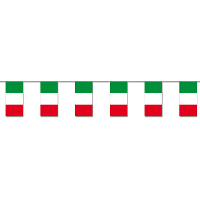 Slinger Italie   400 cm   papier   vlag   landen thema   Italiaanse vlag
