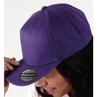 Snapback rapper baseballcap / pet   5 panel voor volwassenen   paars   one size   petten
