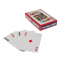 Speelkaarten set   1x pakje met 54 kaarten   met plastic coating