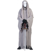 Spook/geest Halloween verkleed kostuum met capuchon   volwassenen