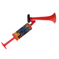 Stadion toeter/luchthoorn met handpomp   op luchtdruk   40 cm