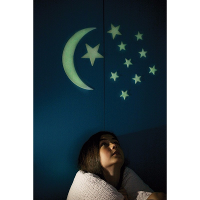 Sterrenhemel met maan glow in the dark