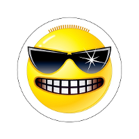 Stoere Smile Emoticon sticker type 3