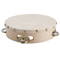 Tamboerijn trommel   hout   13 cm   muziek instrumenten   voor kinderen/volwassenen