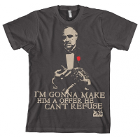 The Godfather Offer t shirt   donkergrijs   voor heren   officiele merchandise   katoen