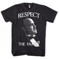 The Godfather Respect the family t shirt heren zwart