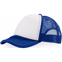 Truckers baseball cap of petje   blauw/wit   voor volwassenen   verstelbaar   mesh stof