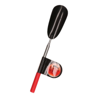 Uitschuifbare schoenlepel   rood   32 cm