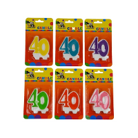 Verjaardag kaarsen 40 jaar