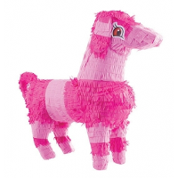 Verjaardag pinata   Roze hond   47 x 52 x 13 cm   papier   dieren   feestje