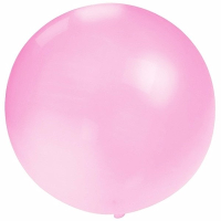 Verjaardagfeest ballonnen   60 cm   baby roze   extra grote ballon   kraamfeest