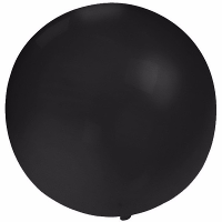 Verjaardagfeest ballonnen   60 cm   zwart   extra grote ballon   versiering   verjaardag