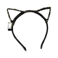 Verkleed/feest diadeem katten/poezen oren/oortjes   multi kleurig   meisjes   LED licht   carnaval