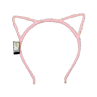 Verkleed/feest diadeem katten/poezen oren/oortjes   roze   meisjes   LED licht   carnaval