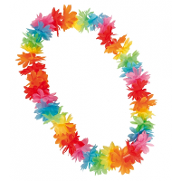 Verkleed Hawaii krans   in zomerse kleuren   themafeest   zomer