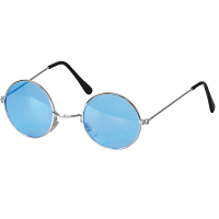 Verkleed Hippie bril blauw