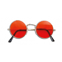 Verkleed Hippie bril oranje