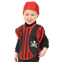 Verkleed poncho piraat   voor peuters   piratenponcho   piratenpak