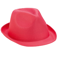 Verkleed trilby hoedje   roze   polyester   volwassenen   Carnaval feest hoed