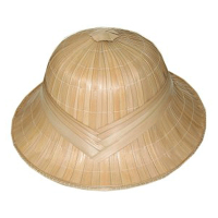 Verkleed Tropenhelm   volwassenen   Jungle safari onderzoekers helm   van stro   Carnaval