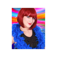 Verkleed veren Boa   blauw   180 cm   Carnaval accessoires   Veertjes   50 grams kwaliteit
