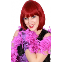 Verkleed veren Boa   paars   180 cm   Carnaval accessoires   Veertjes   50 grams kwaliteit