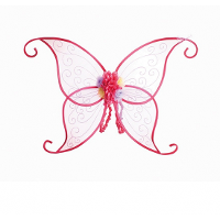 Merkloos Verkleed Vlinder vleugels roze
