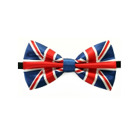 Verkleed vlinderstrikje   landen thema   Engeland   Union Jack   Engelse vlag
