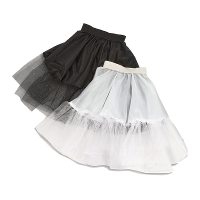 Verkleed Witte kinder petticoat met tule