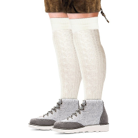 Verkleed Witte Tiroler kousen voor heren
