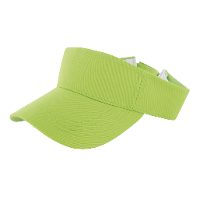 Verkleed zonneklep/sunvisor   voor volwassenen   neon groen   eighties/nineties thema