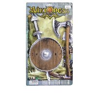 Viking/Ridder speelgoed set   zwaard/schild/bijl   accessoire set   kinderen   verkleedset